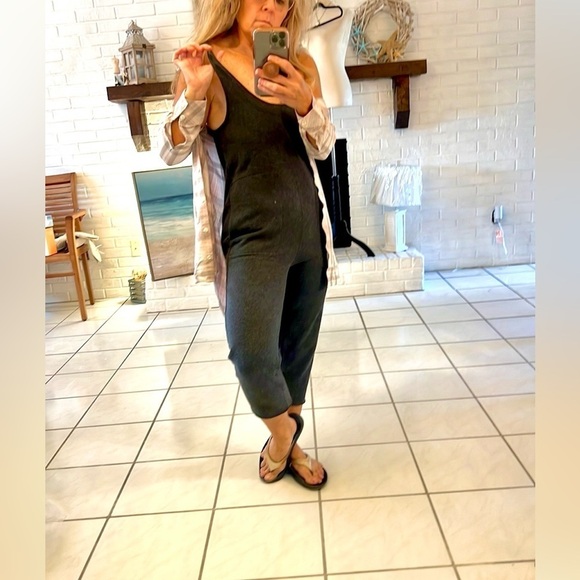 ⭐️Colsie Romper in Charcoal,Sinfully Soft, Stretch,Excellent Wardrobe Add!Size S - Picture 10 of 13